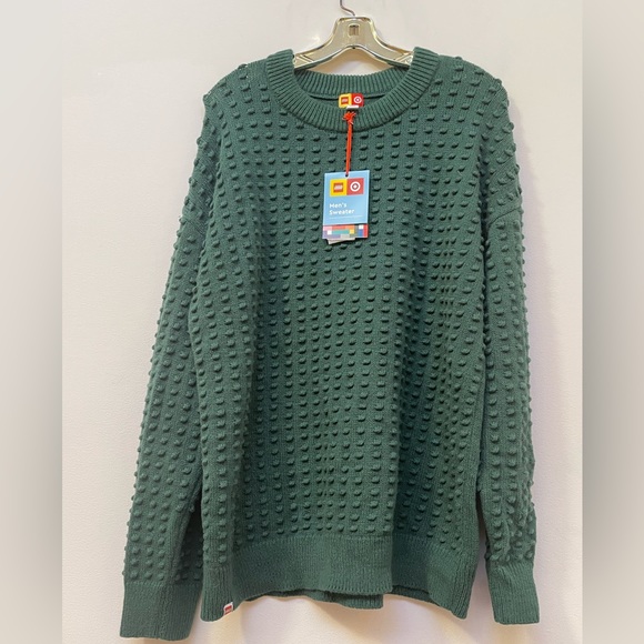 Men's Textured Sweater - LEGO Collection x Target Green - Picture 4 of 7
